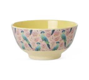 Rice Melamine Kom Exotic Bird Medium Rice Melamine Kom Exotic Bird Medium