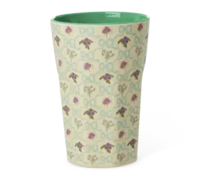 Rice Melamine Beker Bow and Bouquet Rice Melamine Beker Bow and Bouquet