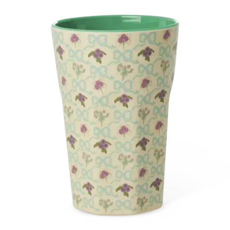Rice Melamine Beker Bow and Bouquet