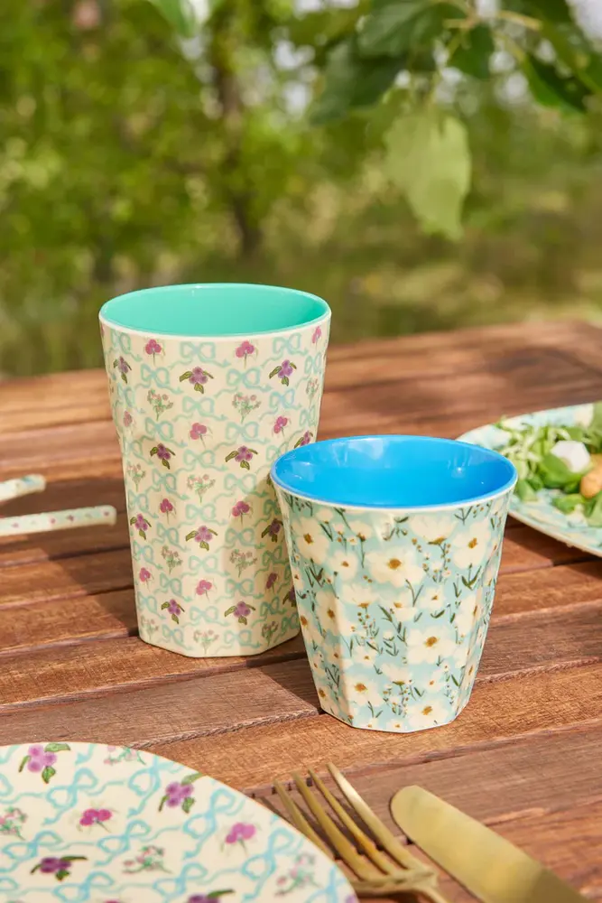 Rice Melamine Beker - Large - Bow and Bouquet