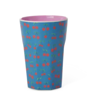 Rice Melamine Beker Cherry Love Tall Rice Melamine Beker Cherry Love Tall