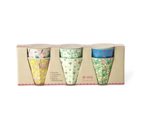 Rice Melamine Beker Show Your True Colors Prints 6-pack Rice Melamine Beker Show Your True Colors Prints 6-pack