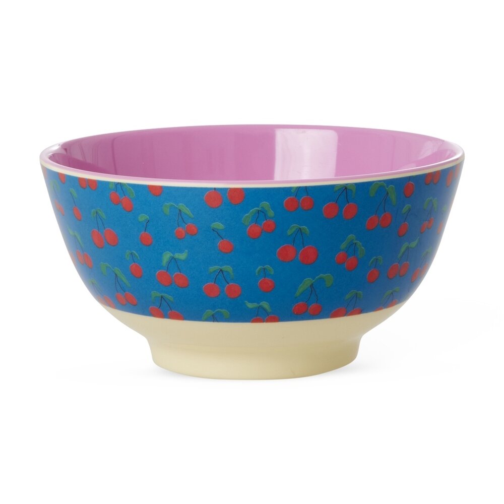 Rice Melamine Kom Cherry Love Medium Rice Melamine Kom Cherry Love Medium
