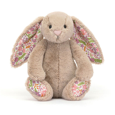Jellycat Knuffel Blossom Beige Bunny Petal Little Jellycat Knuffel Blossom Beige Bunny Petal Little