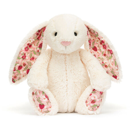 Jellycat Knuffel Blossom Cream Bunny Berry Little Jellycat Knuffel Blossom Cream Bunny Berry Little