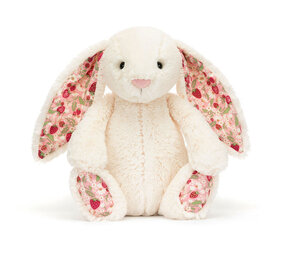 Jellycat Knuffel Blossom Cream Bunny Berry Original Jellycat Knuffel Blossom Cream Bunny Berry Original