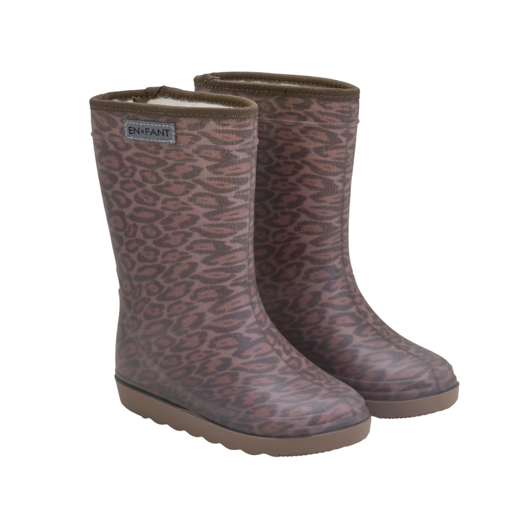 Regenlaarsjes Thermoboots Leopard afbeelding