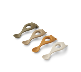 Liewood Liva Set Siliconen Lepels (4 stuks) - Sandy Multi Mix Liewood Liva Set Siliconen Lepels (4 stuks) - Sandy Multi Mix