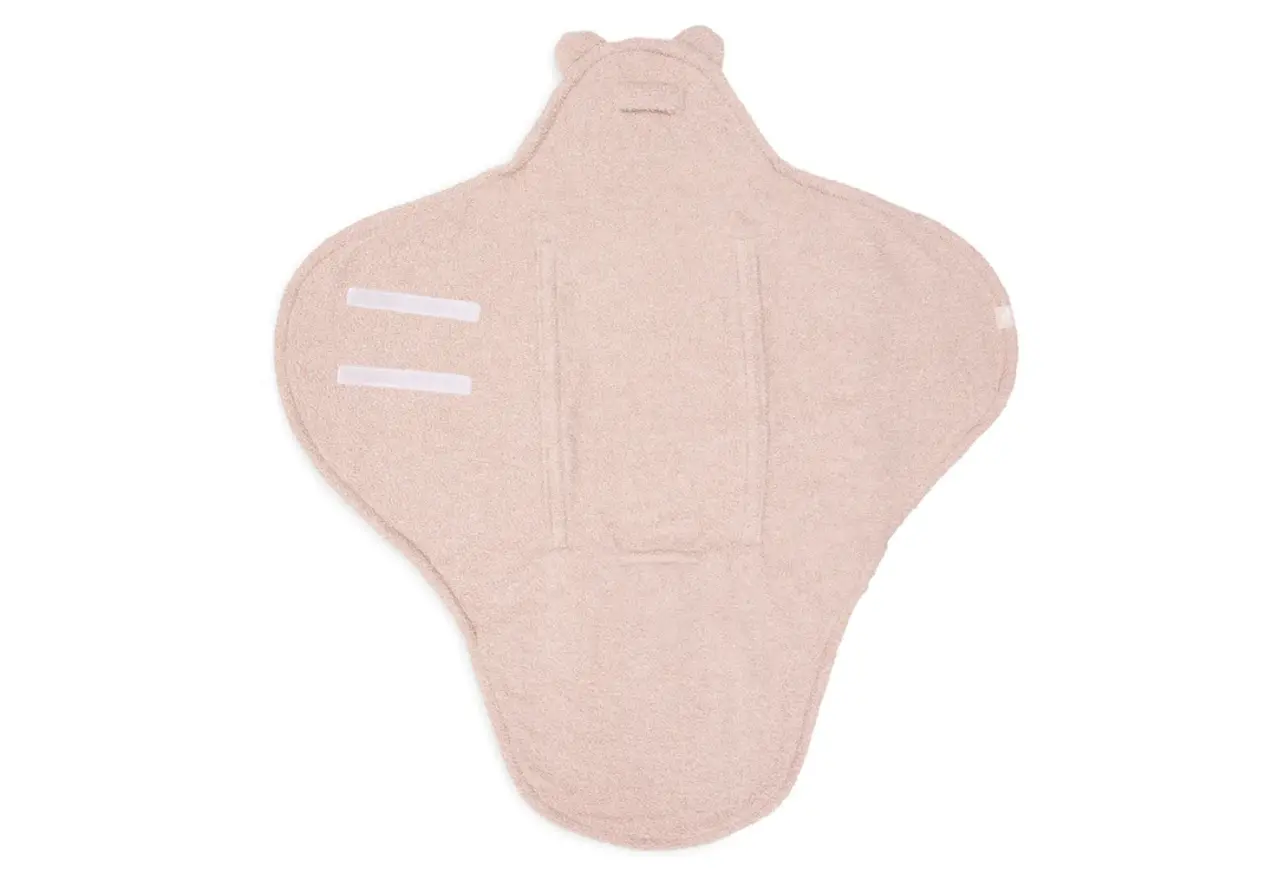 Jollein Wikkeldeken Bear Boucle Wild Rose Jollein Wikkeldeken Bear Boucle Wild Rose