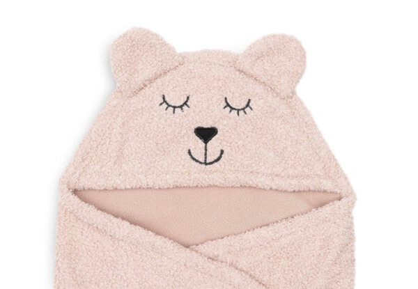 Jollein Wikkeldeken Bear Boucle Wild Rose Jollein Wikkeldeken Bear Boucle Wild Rose