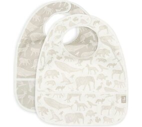 Jollein Slab Waterproof Animals Nougat Jollein Slab Waterproof Animals Nougat