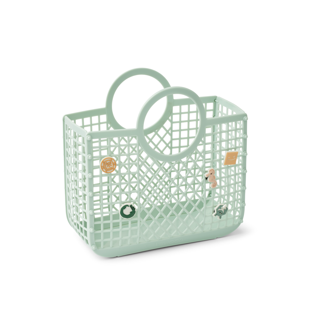 Liewood Samantha Basket met Bedels Light Peppermint Liewood Samantha Basket met Bedels Light Peppermint