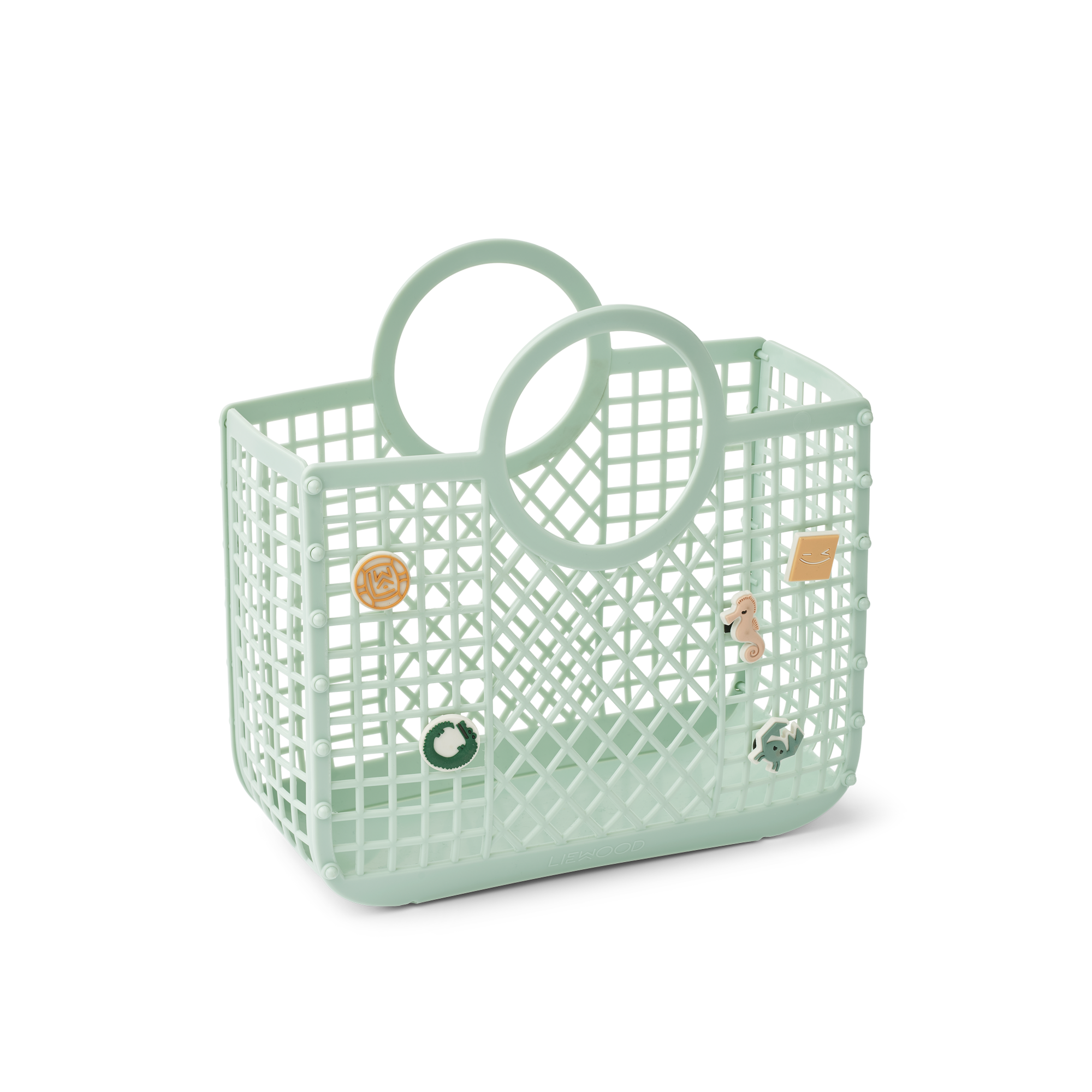 Samantha Basket met Bedels Light Peppermint afbeelding