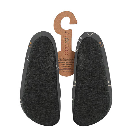 SlipStop Waterschoentjes Smiley Grey SlipStop Waterschoentjes Smiley Grey