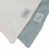 Jollein Slab Bandana Velvet Rib Sea Green Ivory 2-pack Jollein Slab Bandana Velvet Rib Sea Green Ivory 2-pack