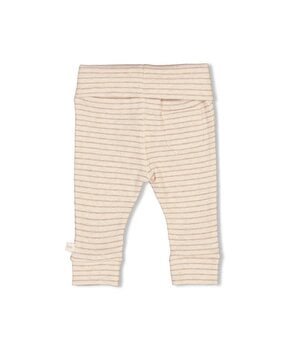 Feetje Babykleding Broek Rib met Streep Taupe Melange