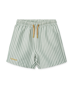 Liewood Zwembroek Short Duke Stripe Peppermint Crisp White
