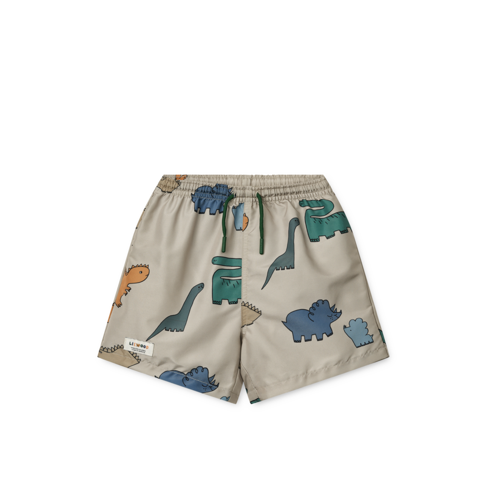 Liewood Zwembroek Short Duke Dinosaurs Mist Liewood Zwembroek Short Duke Dinosaurs Mist