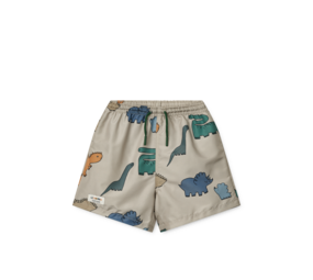 Liewood Zwembroek Short Duke Dinosaurs Mist Liewood Zwembroek Short Duke Dinosaurs Mist