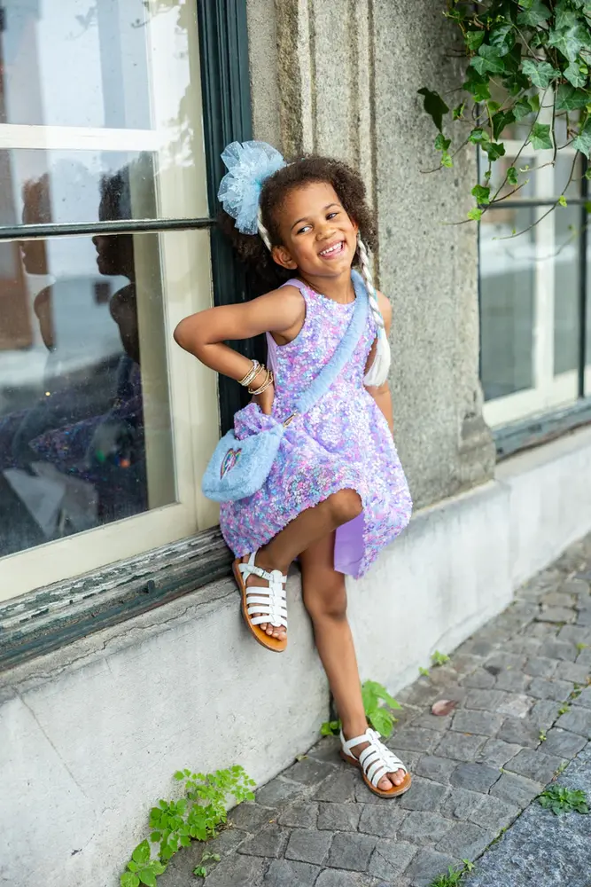 Great Pretenders Schoudertas Regenboog Knuffel - Lichtblauw Great Pretenders Schoudertas Regenboog Knuffel - Lichtblauw