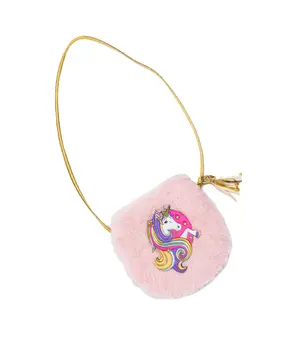 Great Pretenders Tas Fluffy Roze Eenhoorn