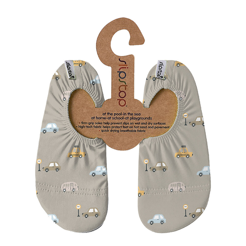 SlipStop Waterschoentjes Cars Naturel