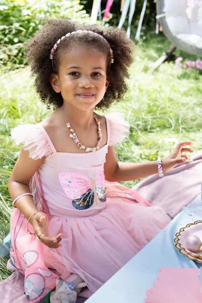 Great Pretenders Jurk Sequins Secret Butterfly Twirl met Vleugels 4-6 jaar Great Pretenders Jurk Sequins Secret Butterfly Twirl met Vleugels 4-6 jaar