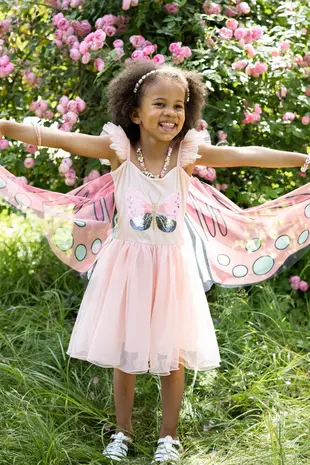 Great Pretenders Jurk Sequins Secret Butterfly Twirl met Vleugels 4-6 jaar Great Pretenders Jurk Sequins Secret Butterfly Twirl met Vleugels 4-6 jaar