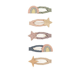 Mimi & Lula Haarspeldjes Mini Rainbow & Star Mimi & Lula Haarspeldjes Mini Rainbow & Star