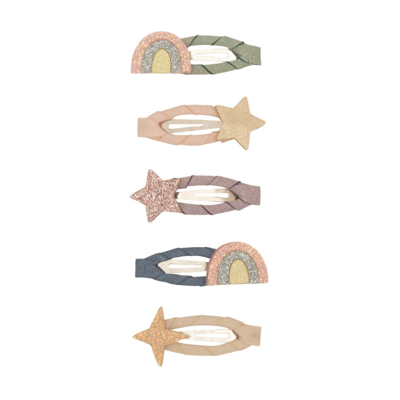 Haarspeldjes Mini Rainbow &amp; Star afbeelding