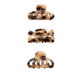 Mimi & Lula Haarclip Mini Leopard 3-pack