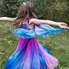 Great Pretenders Jurk Blue Butterfly Twirl met Vleugels en Hoofdband Great Pretenders Jurk Blue Butterfly Twirl met Vleugels en Hoofdband