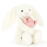 Jellycat Knuffel Bashful Bunny With Peony (Small)