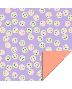 House of Products Inpakpapier Rol Smile Lilac - Salmon House of Products Inpakpapier Rol Smile Lilac - Salmon