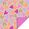 House of Products Inpakpapier Rol Big Hearts Gold - Bright Pink House of Products Inpakpapier Rol Big Hearts Gold - Bright Pink