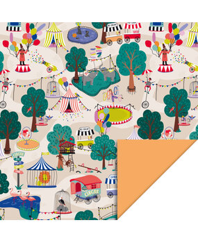 House of Products Inpakpapier Rol Circus - Orange House of Products Inpakpapier Rol Circus - Orange