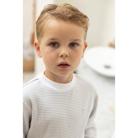 Feetje Pyjama's Pyjama Wafel Grijs Feetje Pyjama's Pyjama Wafel Grijs