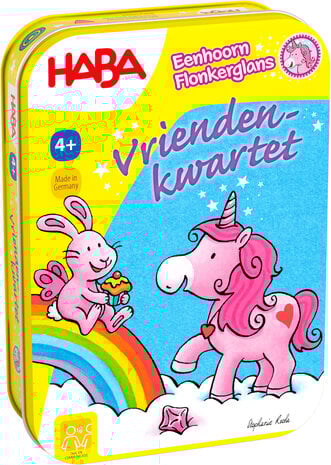 HABA Eenhoorn Flonkerglans Vriendenkwartet HABA Eenhoorn Flonkerglans Vriendenkwartet