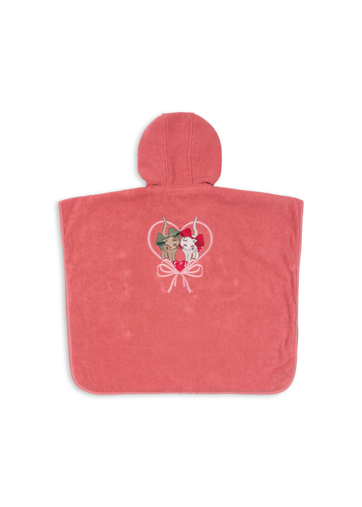 Konges Slojd Poncho Terry Flamingo Plume Konges Slojd Poncho Terry Flamingo Plume