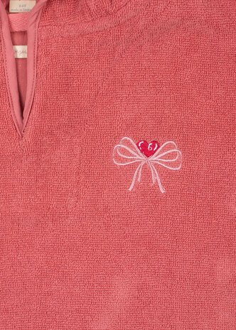 Konges Slojd Poncho Terry Flamingo Plume Konges Slojd Poncho Terry Flamingo Plume