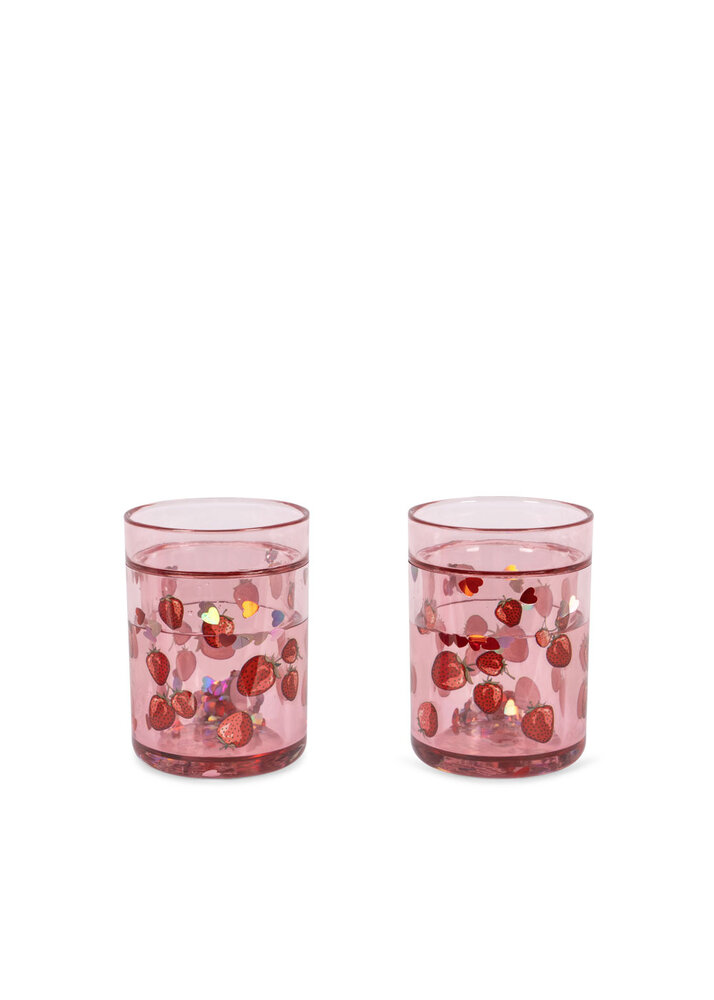 Konges Slojd Glitterbeker Fragola 2-pack