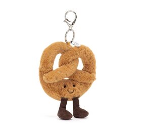 Jellycat Sleutelhanger Amuseables Pretzel Bag Charm Jellycat Sleutelhanger Amuseables Pretzel Bag Charm