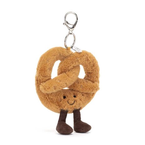 Jellycat Sleutelhanger Amuseables Pretzel Bag Charm Jellycat Sleutelhanger Amuseables Pretzel Bag Charm