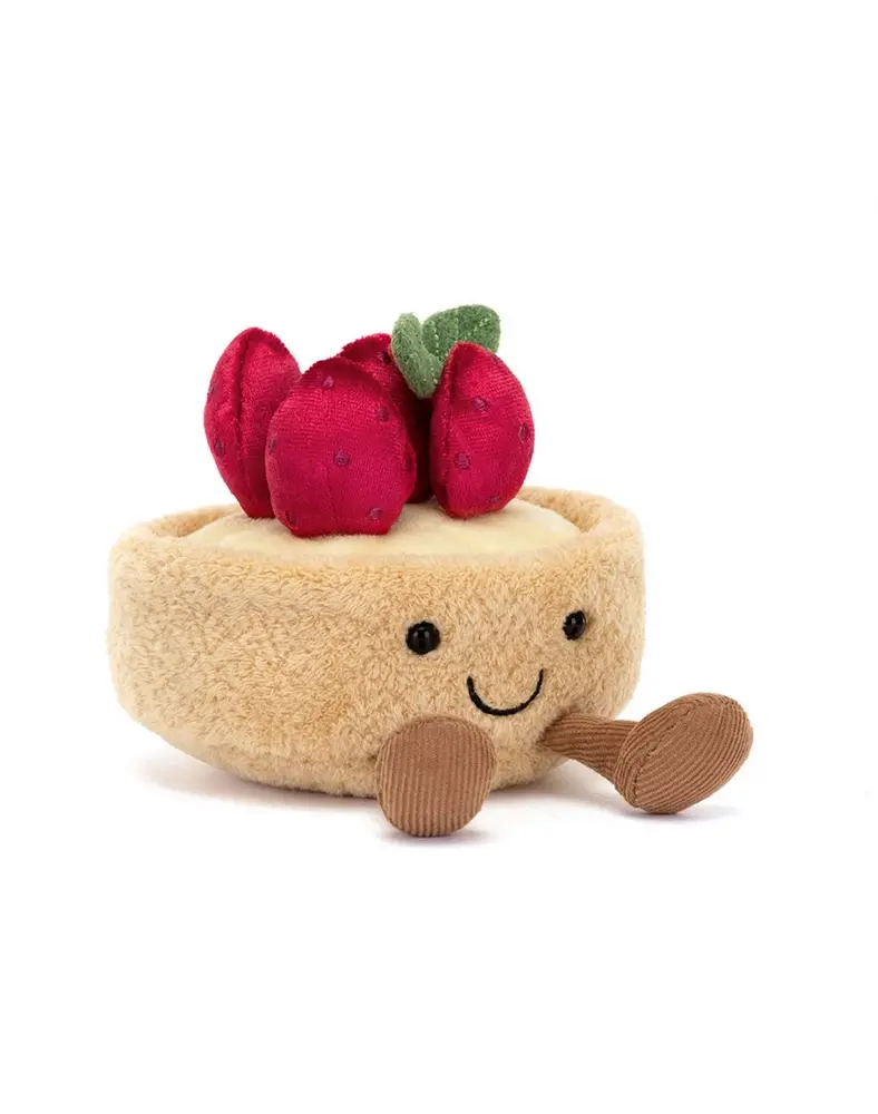 Jellycat Amuseables Fleurette Tarte Aux Fraises Jellycat Amuseables Fleurette Tarte Aux Fraises