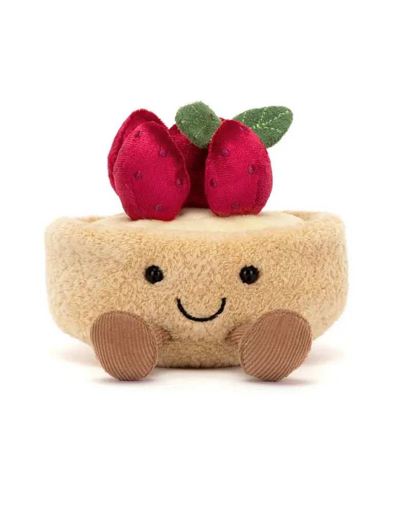 Jellycat Amuseables Fleurette Tarte Aux Fraises Jellycat Amuseables Fleurette Tarte Aux Fraises