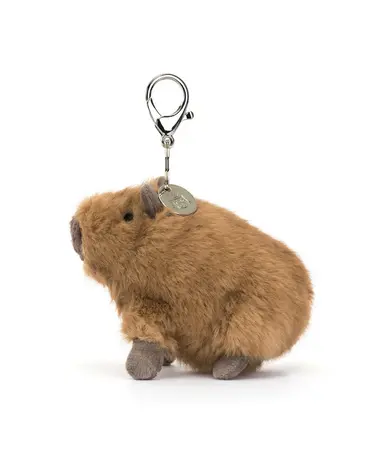 Jellycat Sleutelhanger Clyde Capybara Bag Charm Jellycat Sleutelhanger Clyde Capybara Bag Charm