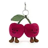 Jellycat Sleutelhanger Amuseables Cherries Bag Charm Jellycat Sleutelhanger Amuseables Cherries Bag Charm