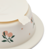 Liewood Siliconen Kom met Zuignap Peony Peach Sea Shell 2-pack
