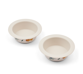 Liewood Siliconen Kom met Zuignap Peony Safari Sandy Mix 2-pack Liewood Siliconen Kom met Zuignap Peony Safari Sandy Mix 2-pack