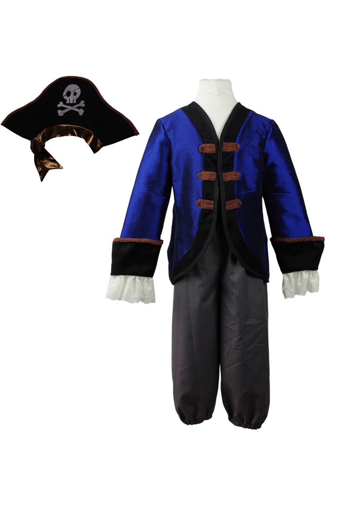 Set Piraat met Jas, Broek en Hoed afbeelding